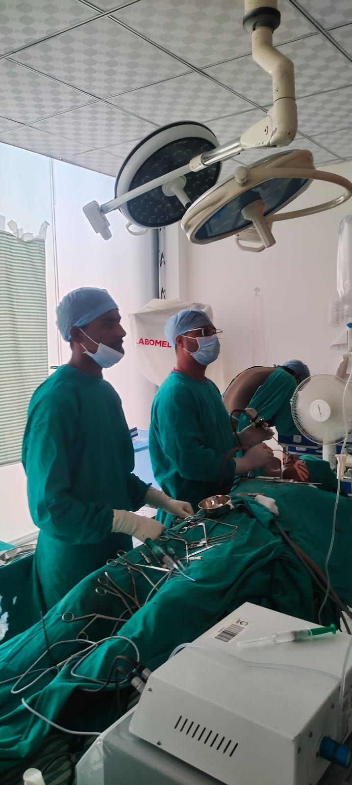 Surgery at Santosh, Hisar